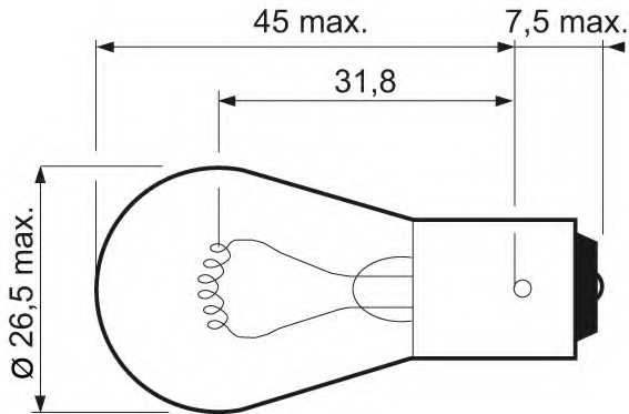 VALEO 032201 Bulb, headlight